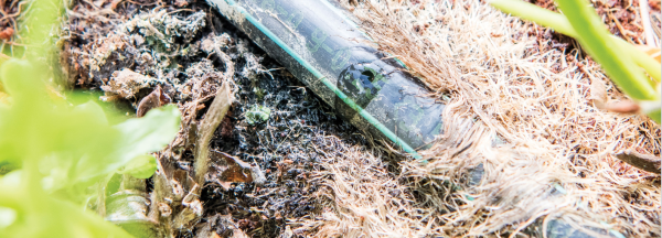 PROFI Tropfrohr für die unterirdische Verlegung;  400 m/Rolle, Durchmesser 20 mm, Tropferabstand 30 cm, 2.2 l/h, patentierte Wurzeleinwuchs-Schutz